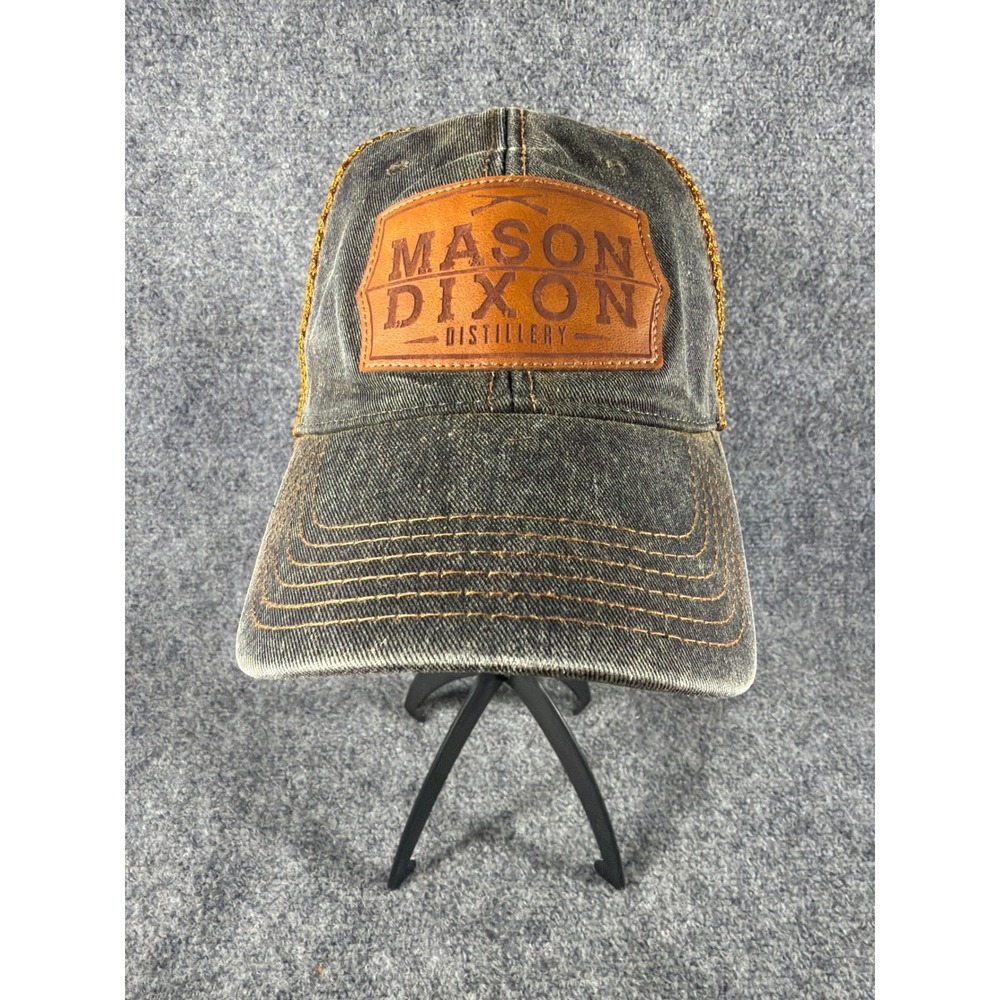 Legacy‎ 92 Mason Dixon Distillery Trucker Hat Grey Gold Mesh Snapback Cap